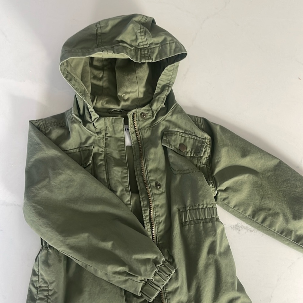 Girls Army Green Jacket